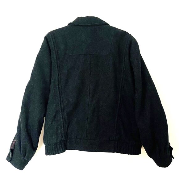 Vintage DP Explorer Wool Blend Gray Blazer Long Sleeve Metal Button Jacket XL - Picture 2 of 8